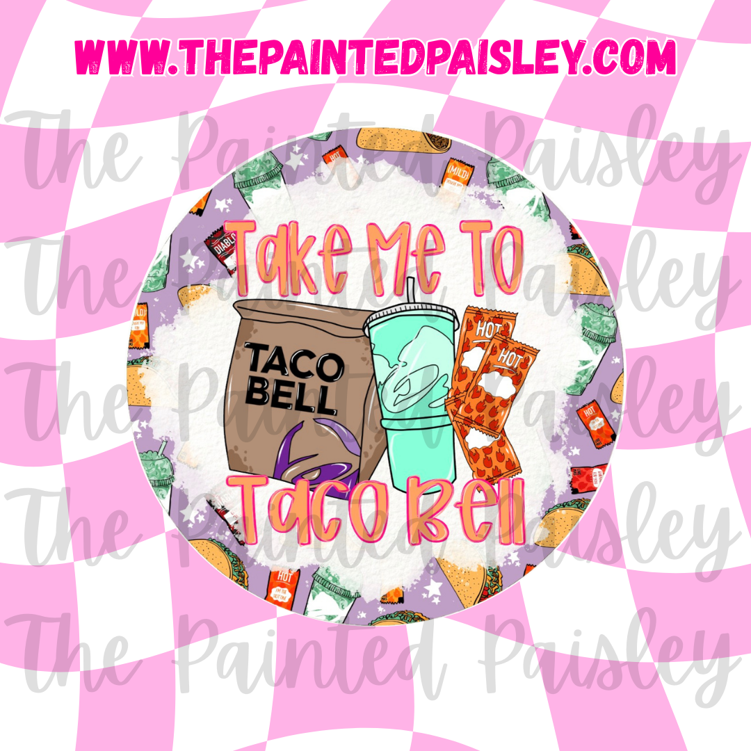 Round Cardstock - Take Me To Tacos