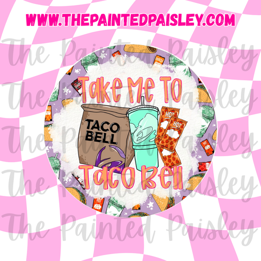 Round Cardstock - Take Me To Tacos