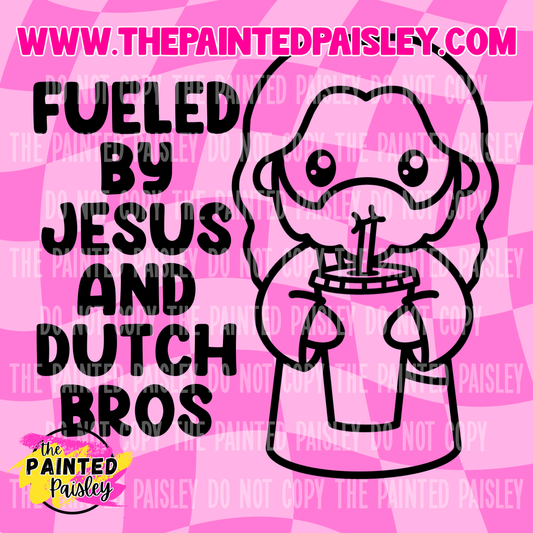 Fueled By Jesus And Dutch - PNG
