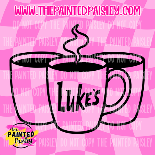 Lukes Coffee Mugs - PNG