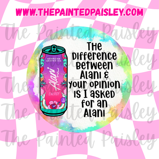 Round Cardstock - The Difference Between Alan! & Your Opinion 2