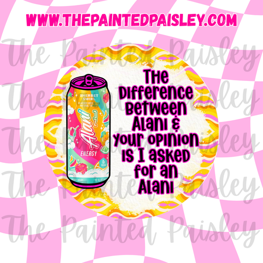 Round Cardstock - The Difference Between Alan! & Your Opinion 3