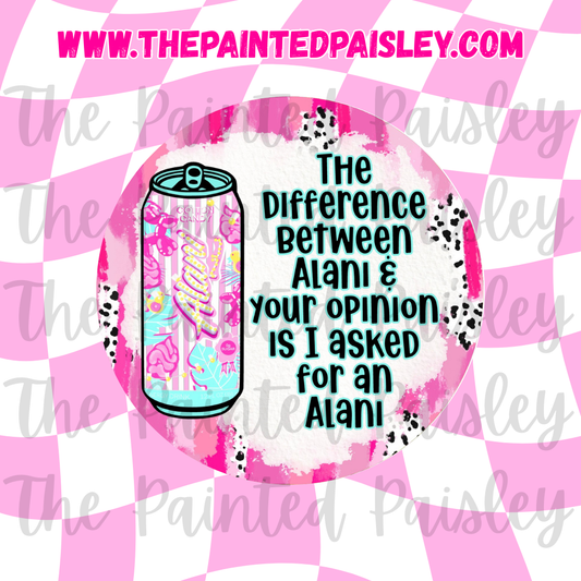 Round Cardstock - The Difference Between Alan! & Your Opinion 5