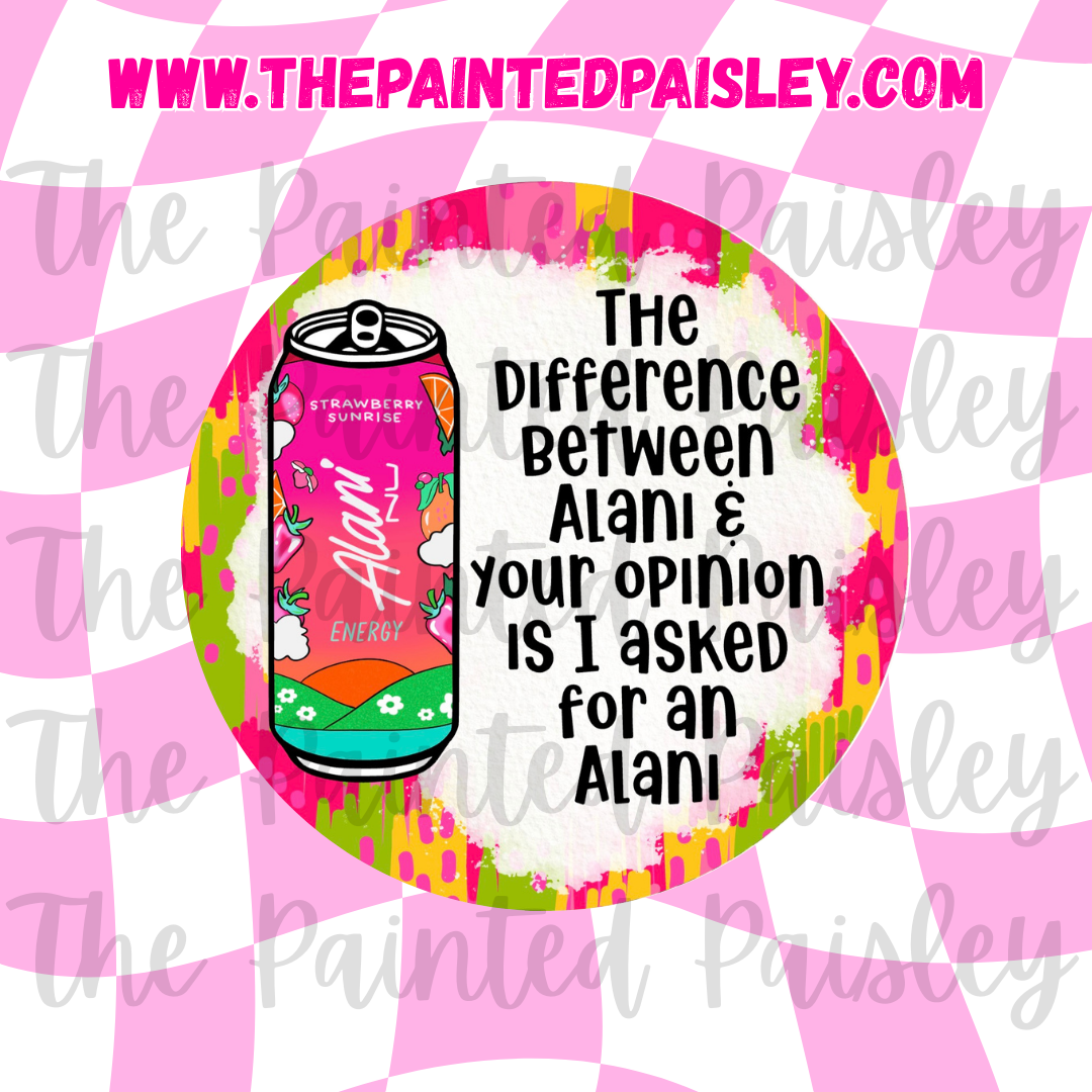 Round Cardstock - The Difference Between Alan! & Your Opinion 6