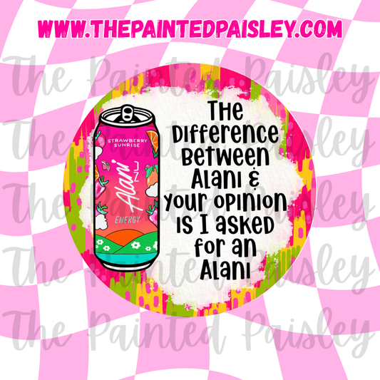 Round Cardstock - The Difference Between Alan! & Your Opinion 6
