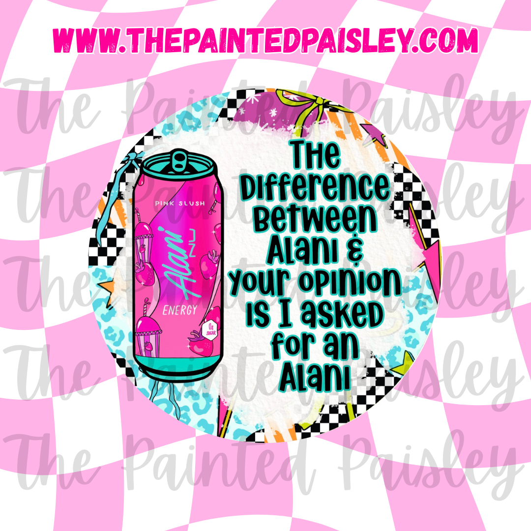 Round Cardstock - The Difference Between Alan! & Your Opinion 7