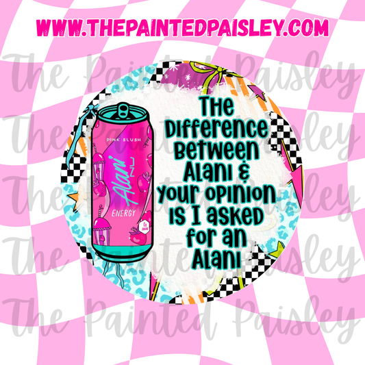 Round Cardstock - The Difference Between Alan! & Your Opinion 7