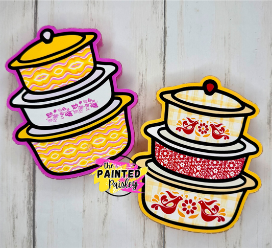 Spring Dish Stack Cardstock Grab Bag - Wilde Sage Supply Co