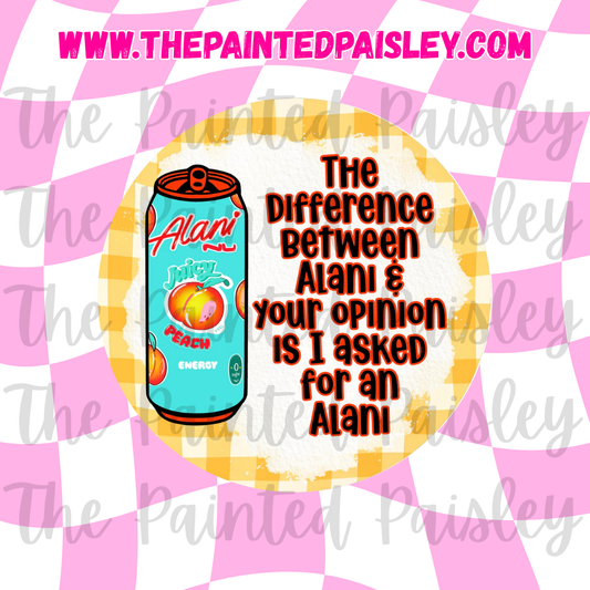 Round Cardstock - The Difference Between Alan! & Your Opinion 8