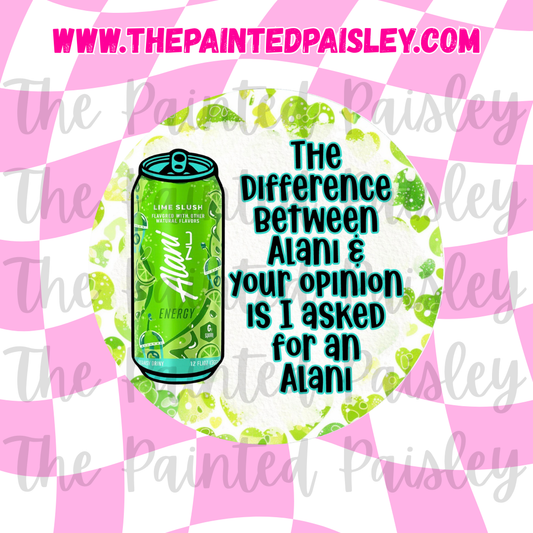 Round Cardstock - The Difference Between Alan! & Your Opinion 9