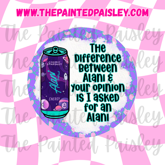 Round Cardstock - The Difference Between Alan! & Your Opinion 10