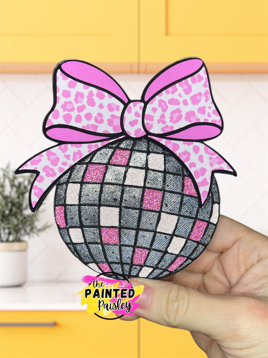 Disco Ball w/Bow Cardstock Grab Bag - Fair Winds Mold Co (formerly Baysic Bits)