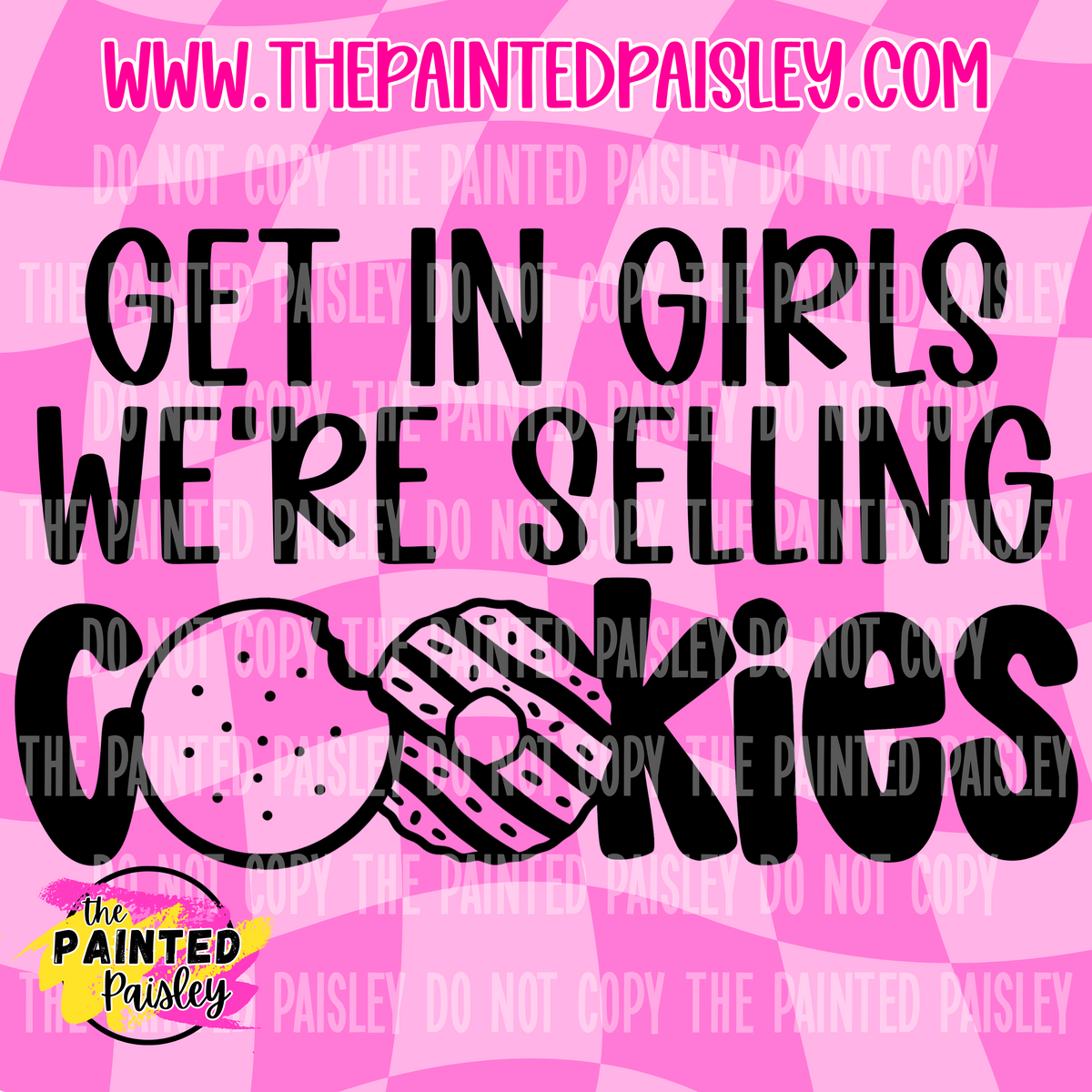 We're Selling Cookies - PNG