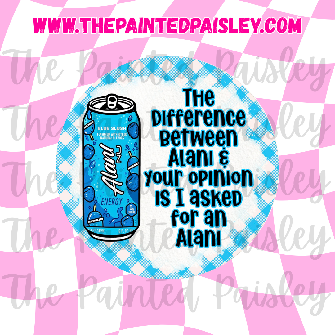 Round Cardstock - The Difference Between Alan! & Your Opinion 12