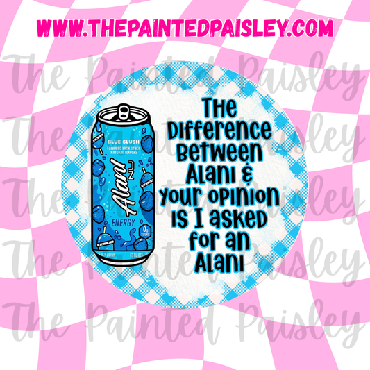 Round Cardstock - The Difference Between Alan! & Your Opinion 12