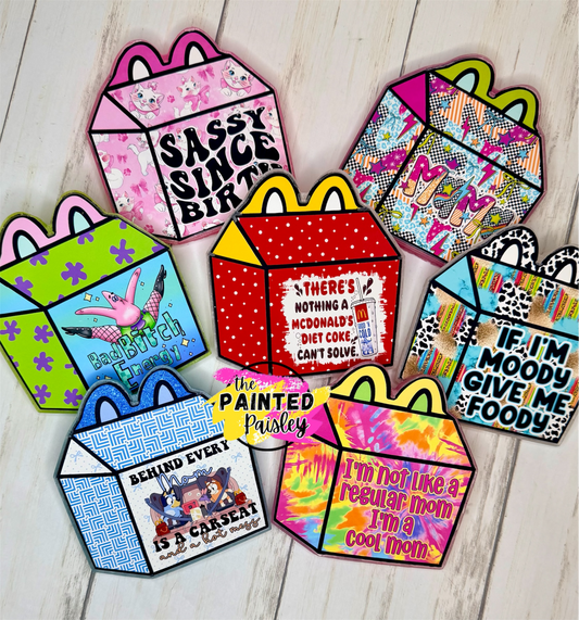 Happy Meal Cardstock Grab Bag - ABC Freshie Molds