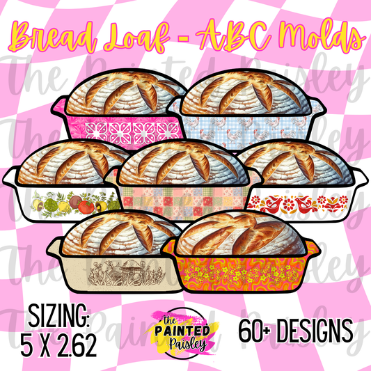 Digital Cardstock Drive - Bread Loaf / ABC Molds