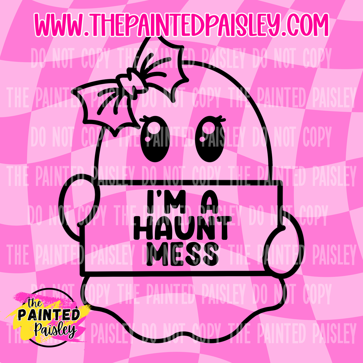 I'm A Haunt Mess - PNG