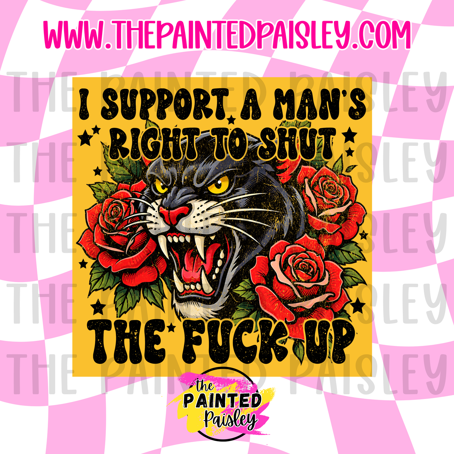 Square Cardstock - I support A Mans Right To