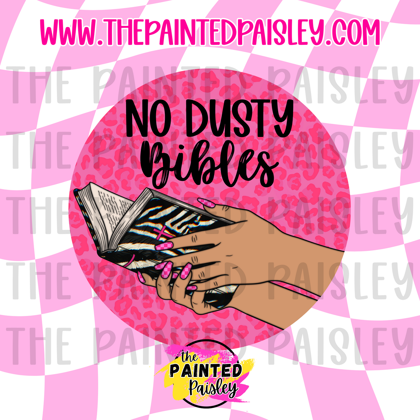 Round Cardstock - No Dusty Bibles