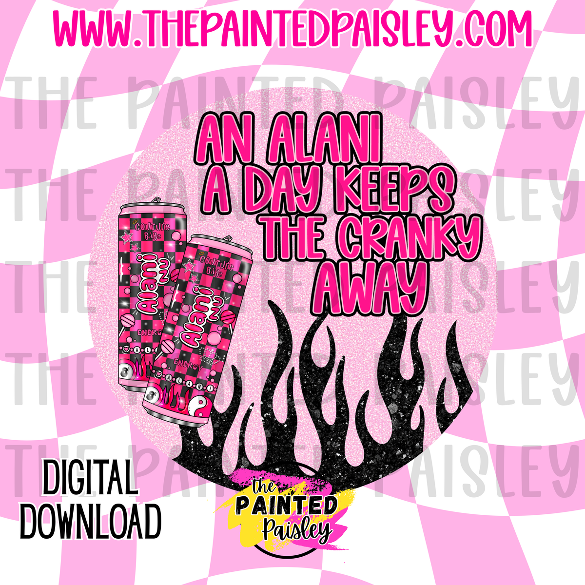 Digital Cardstock - An Alan! A Day Keeps The Cranky Away