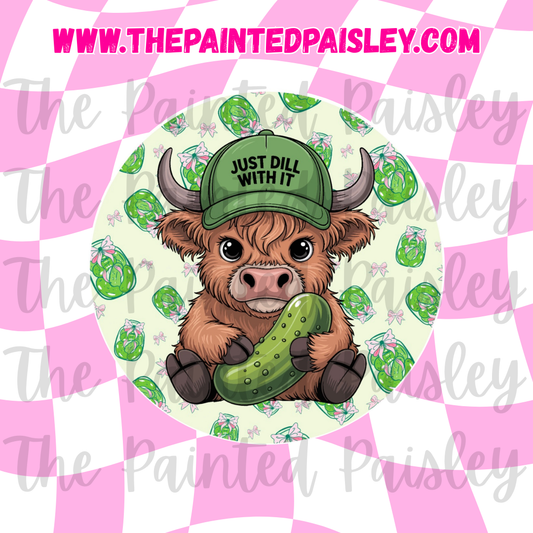 Round Cardstock - Just dill with it