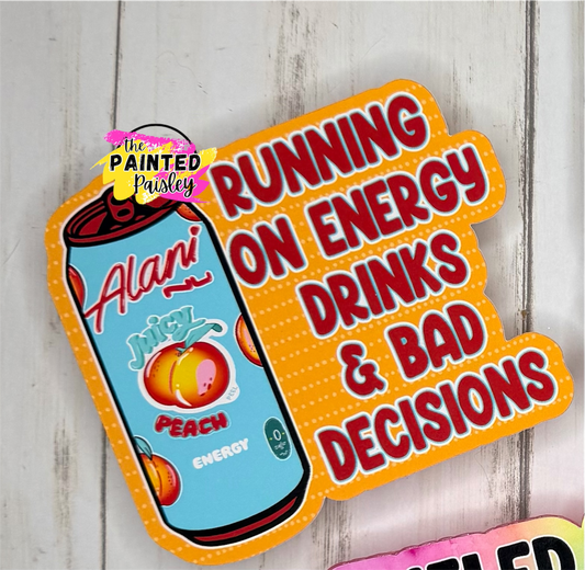 Running On Energy Drinks Cardstock Grab Bag - Hey Lo Freshie Co