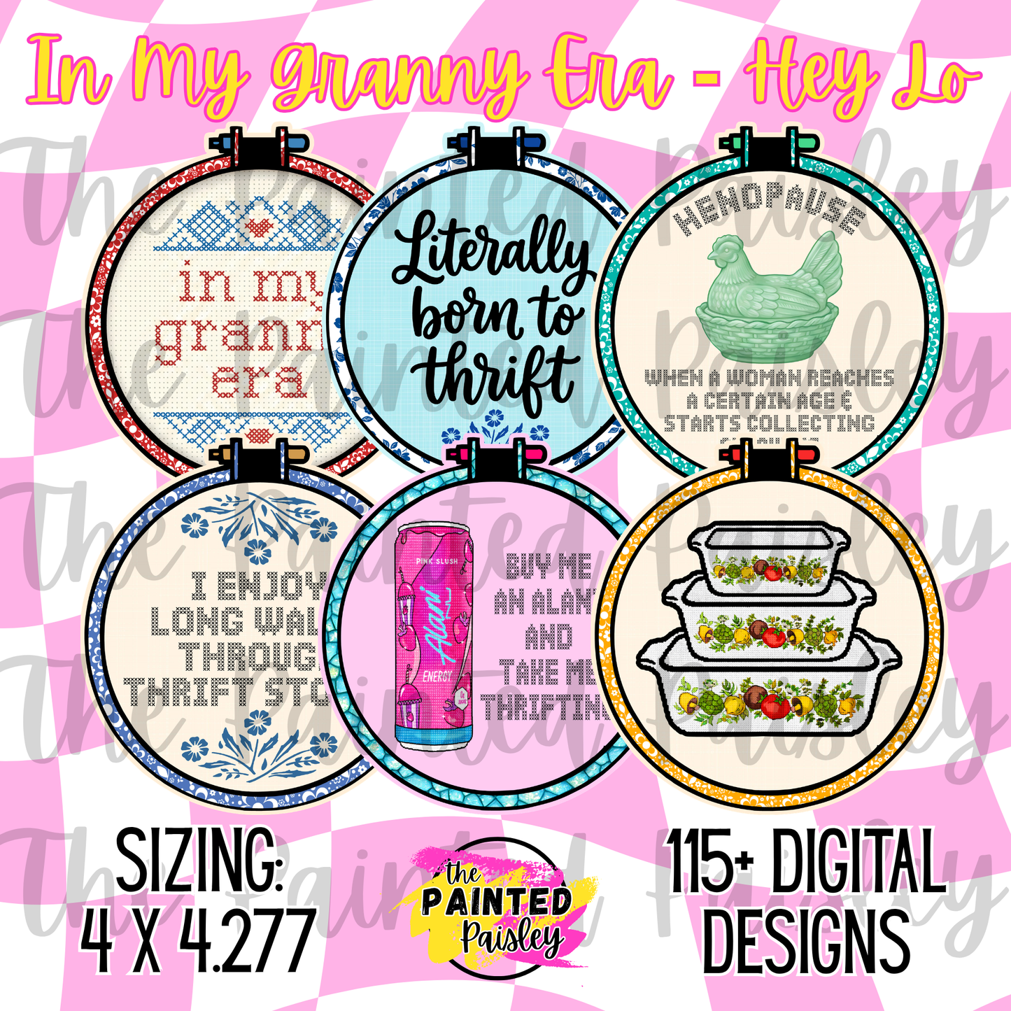 Digital Cardstock Drive - In My Granny Era / Hey Lo