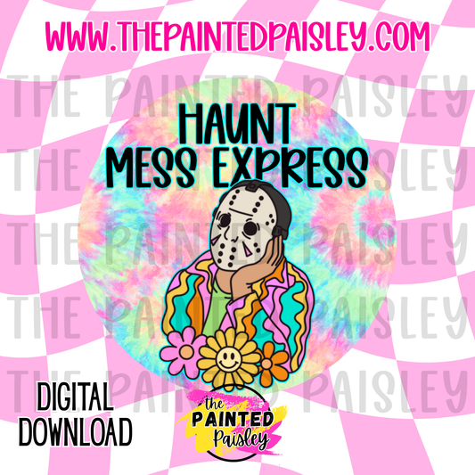 Digital Cardstock - Haunt Mess Express