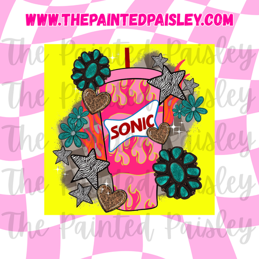 Square Cardstock - Sonic
