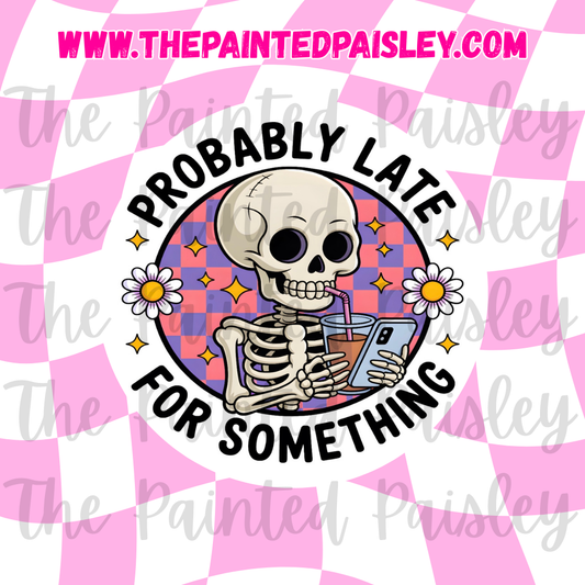 Round Cardstock - Probably late for something