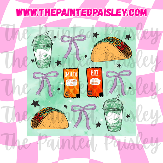 Square Cardstock - Tacos