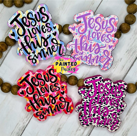 Jesus Loves This Sinner Cardstock Grab Bag - Raising Rimes