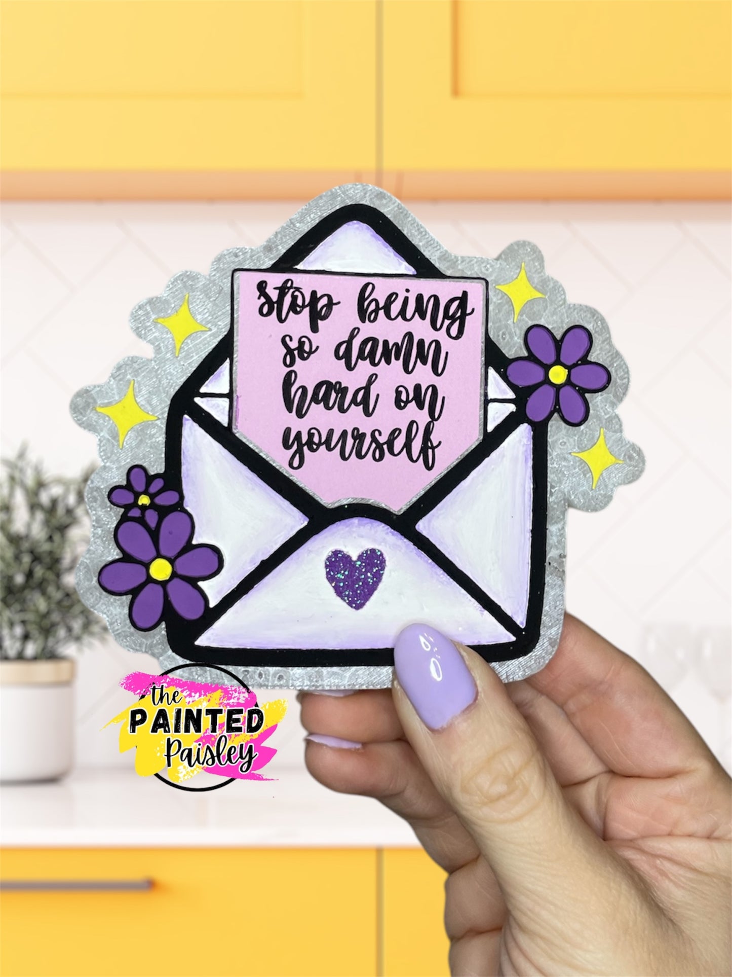 Stop Being So Hard On Yourself Cardstock Grab Bag - Hey Lo Freshie Co