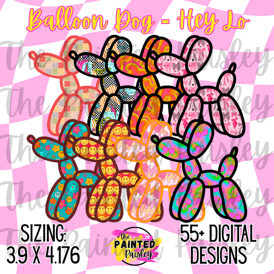 Digital Cardstock Drive - Balloon Dog / Hey Lo