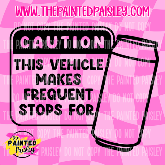 This Vehicle Makes Frequent Stops For Skinny Can - PNG