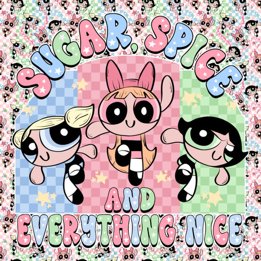 Square Cardstock - Sugar and spice