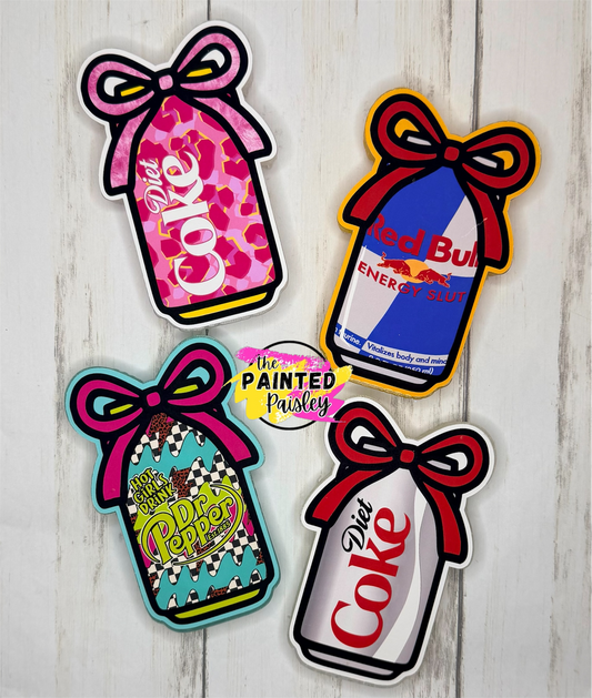 Soda with Bow (Coke) Cardstock Grab Bag - Wilde Sage Supply Co