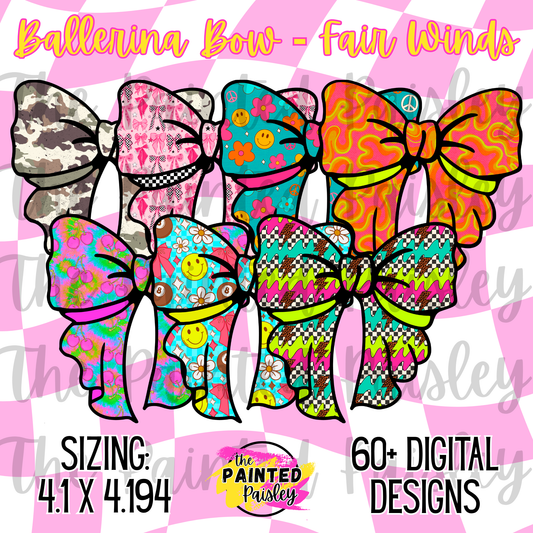 Digital Cardstock Drive - Ballerina Bow / Fair Winds Mold Co